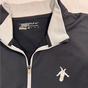 Nike Black and White CRC Invitational Pullover 1/4 Zipper Size XL